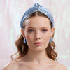 Lele Sadoughi HEADBANDS MARCH AQUAMARINE MARLENE JEWELED BIRTHSTONE HEADBAND