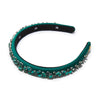 Lele Sadoughi HEADBANDS MAY EMERALD GIGI JEWELED BIRTHSTONE HEADBAND