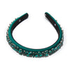 Lele Sadoughi HEADBANDS MAY EMERALD GIGI JEWELED BIRTHSTONE HEADBAND