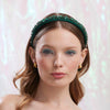 Lele Sadoughi HEADBANDS MAY EMERALD GIGI JEWELED BIRTHSTONE HEADBAND