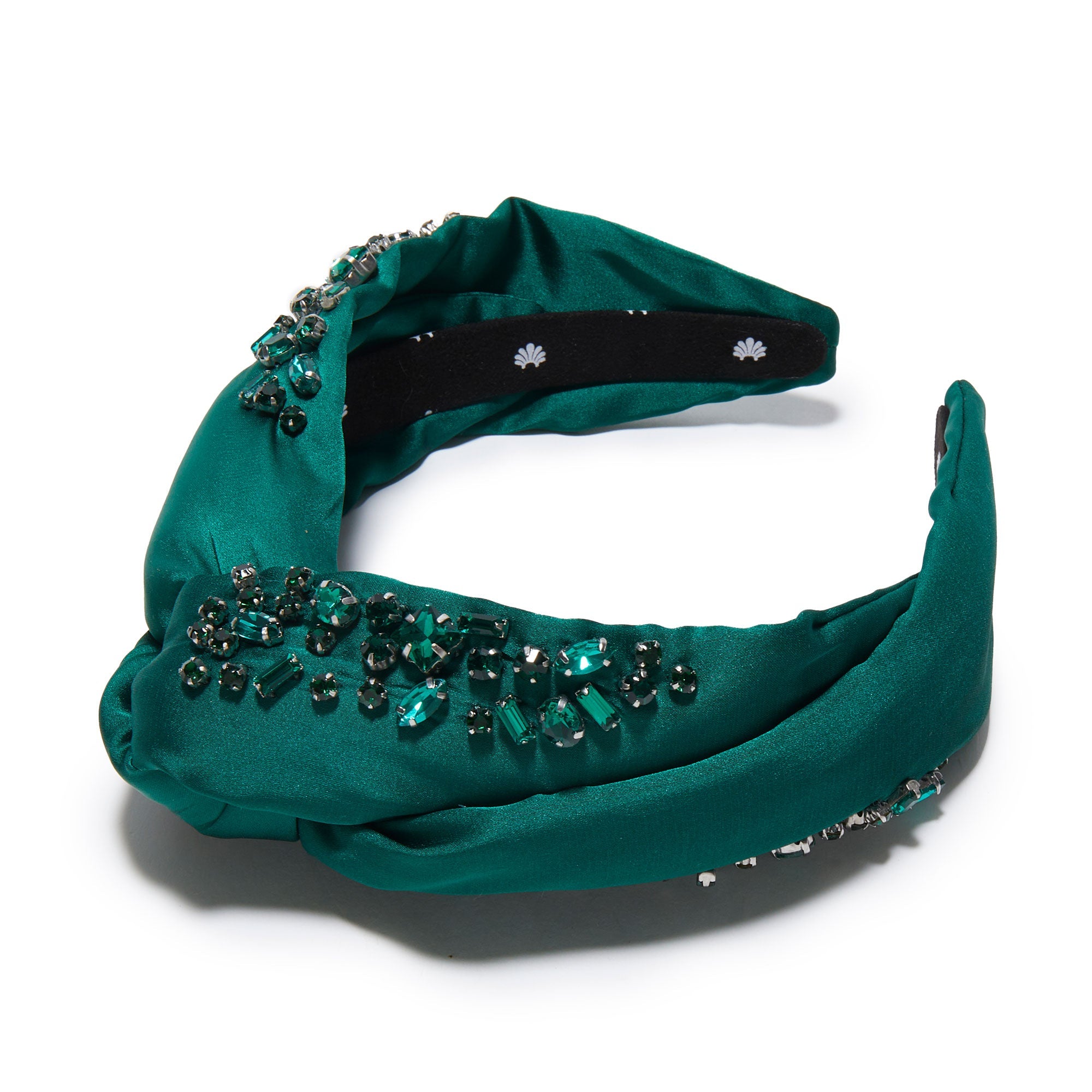 Lele Sadoughi HEADBANDS MAY EMERALD MARLENE JEWELED BIRTHSTONE HEADBAND