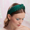 Lele Sadoughi HEADBANDS MAY EMERALD MARLENE JEWELED BIRTHSTONE HEADBAND