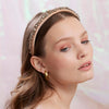 Lele Sadoughi HEADBANDS NOVEMBER TOPAZ GIGI JEWELED BIRTHSTONE HEADBAND