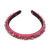 Lele Sadoughi HEADBANDS OCTOBER PINK TOURMALINE GIGI JEWELED BIRTHSTONE HEADBAND