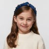 Lele Sadoughi HEADBANDS ONE SIZE / INDIGO INDIGO KIDS CRYSTAL DREIDEL KNOTTED HEADBAND