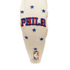 Lele Sadoughi HEADBANDS ONE SIZE IVORY LELE / NBA PHILADELPHIA 76ERS EMBROIDERED HEADBAND