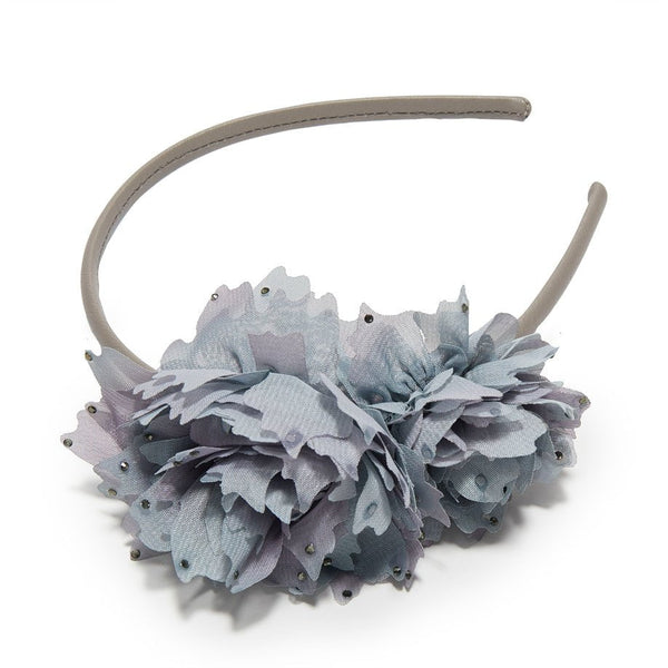 Lele Sadoughi x Sjp Peony Bouquet Gray Headband