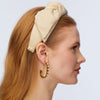 Lele Sadoughi HEADBANDS ONE SIZE SAND LINEN HOLLY HEADBAND