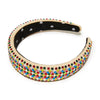 Lele Sadoughi HEADBANDS ONE SIZE SAND RAINBOW CRYSTAL ALICE HEADBAND