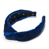 Lele Sadoughi HEADBANDS OS / NAVY NAVY VELVET HEADBAND