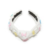 Lele Sadoughi HEADBANDS PEARL TBBC x LELE KIDS KNOTTED HEADBAND