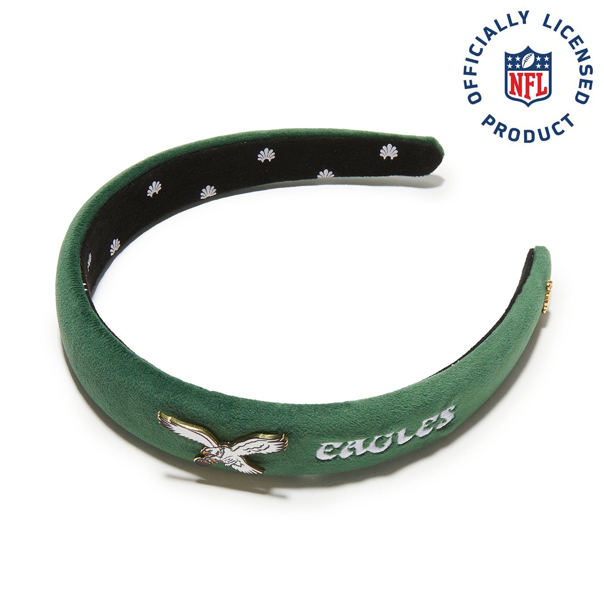 Lele Sadoughi HEADBANDS PHILADELPHIA EAGLES LELE X NFL KELLY GREEN CHARLOTTE HEADBAND *PRE-ORDER*