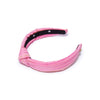 Lele Sadoughi HEADBANDS PINK LELE X WICKED KIDS KNOTTED STRIPE HEADBAND