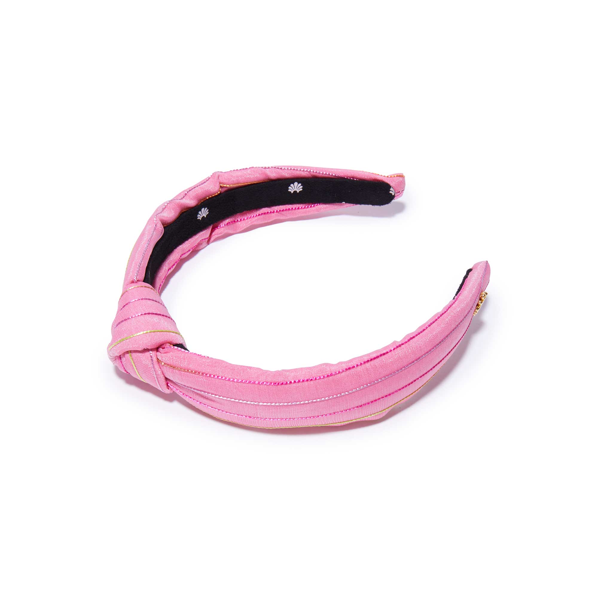 Lele Sadoughi HEADBANDS PINK LELE X WICKED KIDS KNOTTED STRIPE HEADBAND