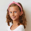 Lele Sadoughi HEADBANDS PINK STRIPE LELE SADOUGHI X WICKED KIDS KNOTTED HEADBAND