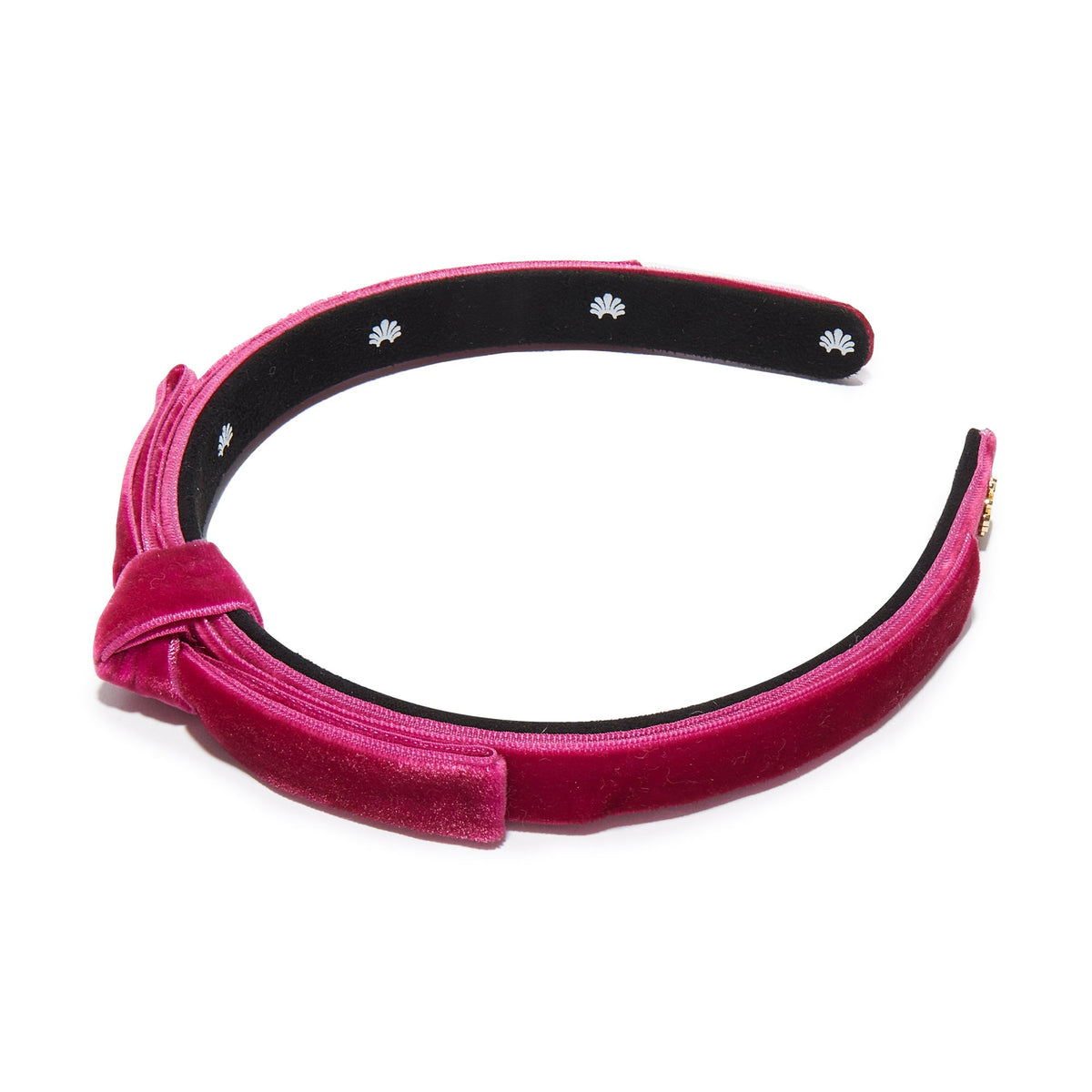 Lele Sadoughi HEADBANDS RASPBERRY BARDOT RIBBON SLIM HEADBAND