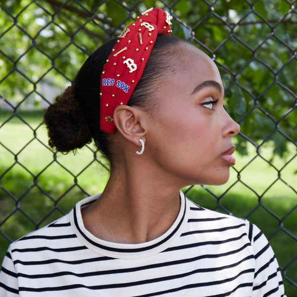 Atlanta Braves Beaded Headband