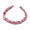 Lele Sadoughi HEADBANDS ROSE JESSIE SILK HEADBAND