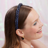 Lele Sadoughi HEADBANDS SEPTEMBER SAPPHIRE GIGI JEWELED BIRTHSTONE HEADBAND