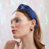 Lele Sadoughi HEADBANDS SEPTEMBER SAPPHIRE MARLENE JEWELED BIRTHSTONE HEADBAND