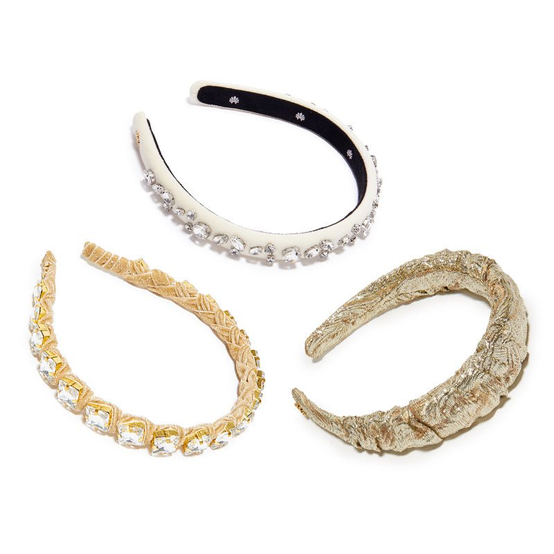 LELE SADOUGHI Headbands THE SHIMMER IN GOLD TRIO