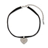 Lele Sadoughi NECKLACES JET LELE SADOUGHI X MARILYN MONROE PAVE HEART CHOKER