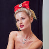 Lele Sadoughi NECKLACES LELE SADOUGHI X MARILYN MONROE CRYSTAL PAVE KISS NECKLACE