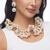 Lele Sadoughi NECKLACES PEARL RUFFLED COLLAR NECKLACE