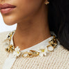 Lele Sadoughi NECKLACES PEARL RUFFLED LILY COLLAR NECKLACE