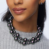 Lele Sadoughi NECKLACES TAHITIAN PEARL JACKIE DOUBLE ROW NECKLACE