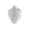 Lele Sadoughi RINGS CRYSTAL PAVE SIGNET RING