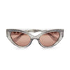 Lele Sadoughi SUNGLASSES CHARCOAL NOLITA CAT-EYE SUNGLASSES