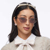 Lele Sadoughi SUNGLASSES GOLD DOLLY GOLDEN FRAME SUNGLASSES