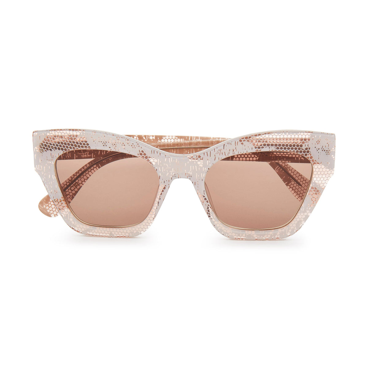 Lele Sadoughi SUNGLASSES IVORY LIDO SUNGLASSES