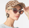 Lele Sadoughi SUNGLASSES ONE SIZE / LEOPARD LEOPARD DOWNTOWN CAT-EYE SUNGLASSES