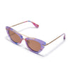 Lele Sadoughi SUNGLASSES ORCHID CAT EYE AVIATOR SUNGLASSES