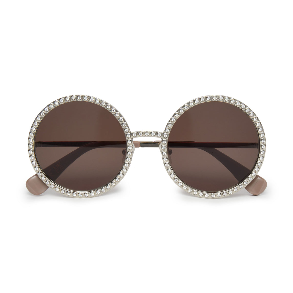 Lele Sadoughi SUNGLASSES SILVER JUDY SUNGLASSES