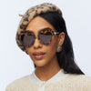 Lele Sadoughi SUNGLASSES TORTOISE PEARL SWEETHEART SUNGLASSES