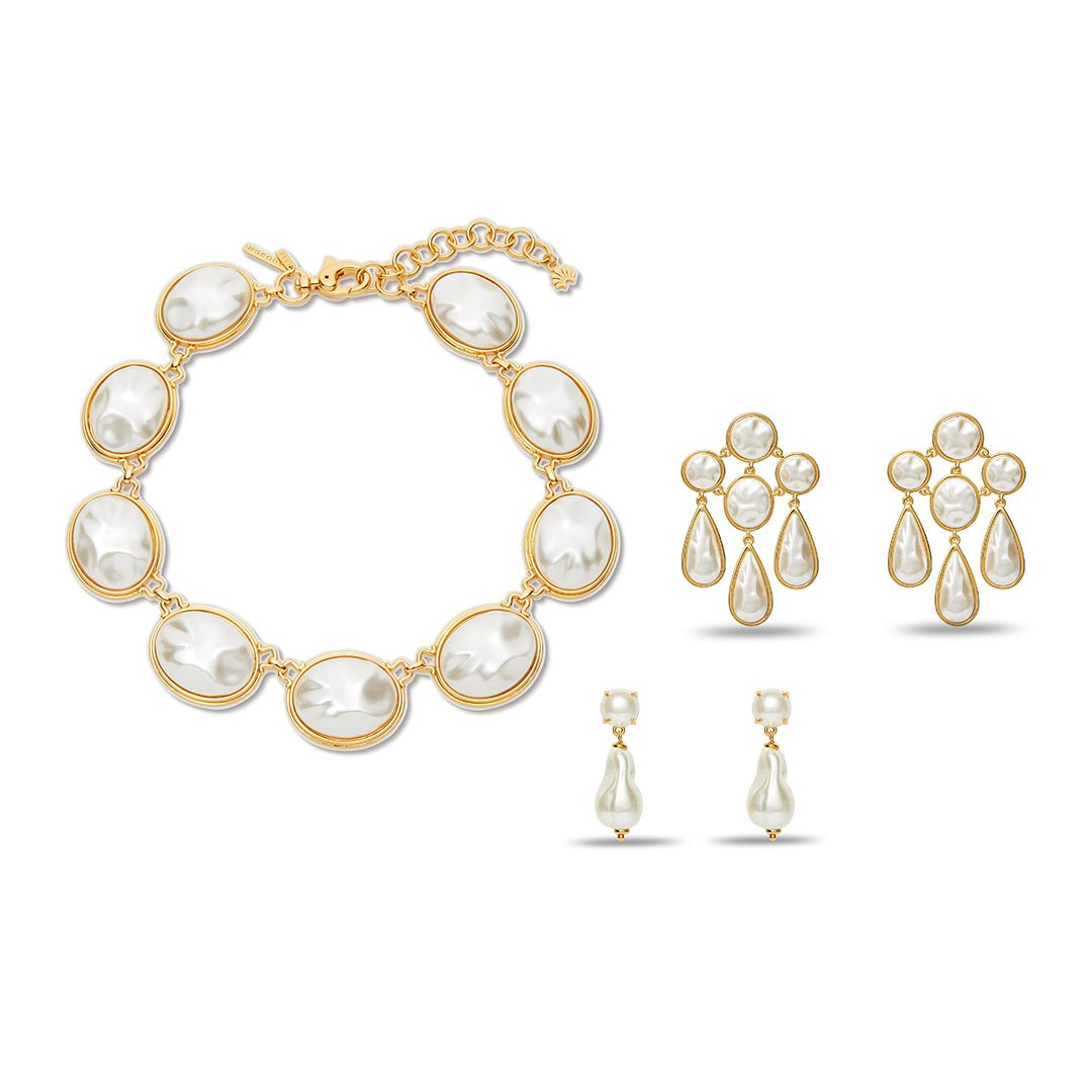 Lele Sadoughi THE STATEMENT PEARL BUNDLE