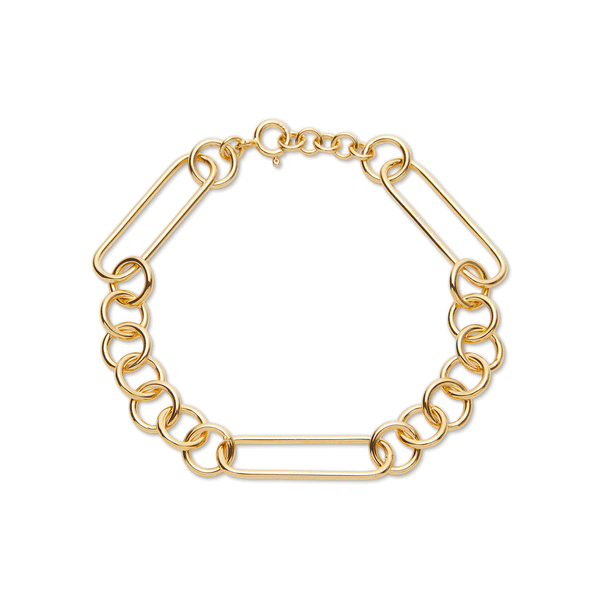 GOLD VERMEIL STERLING COLLAR NECKLACE
