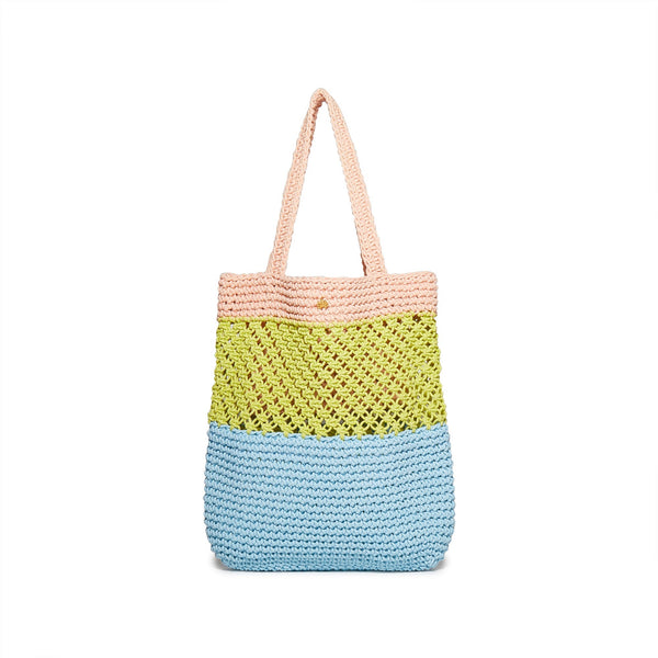 Crochet Rainbow Tote Bag, Women's Fashion, Bags & Wallets, Tote