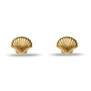 Lele Sadoughi EARRINGS ONE SIZE GOLD COQUILLE STUD EARRINGS