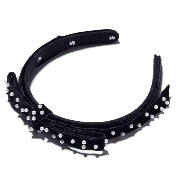 Lele 2024 Sadoughi Black Embellished Headband