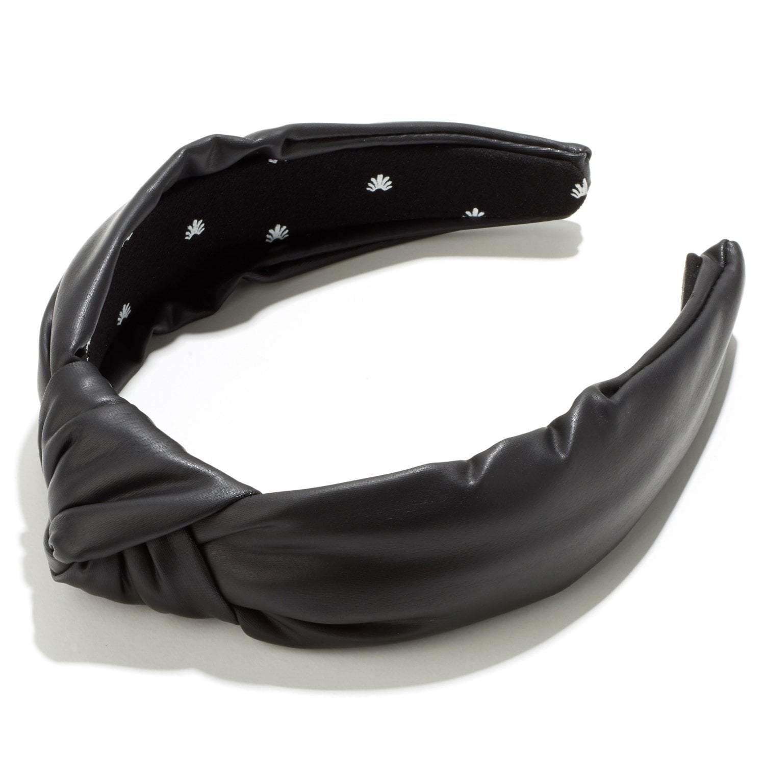 Embellished leather headband