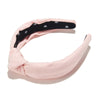 Lele Sadoughi HEADBANDS ONE SIZE / PETAL PINK PETAL PINK WOVEN HEADBAND